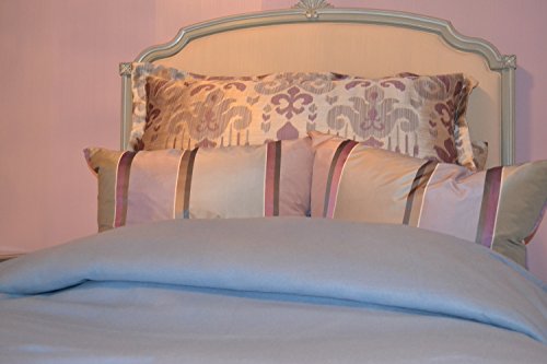 LUXURIA Micro Plush TWIN Fleece Blanket, LIGHT BLUE - Thumbnail 3