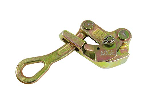 YJINGRUI 1T Wire Grip Steel Pulling Tool for Wire Rope Cable Clamp Wire Pulling Grip Hand Puller (1T 2.5-16MM)