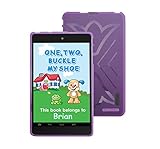 iShoppingdeals - for Nextbook 7 Tablet (Model NX700QC16G Only) TPU Rubber Shell Cover Case, Purple