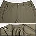 FREE SOLDIER Men's Outdoor Softshell Fleece Lined Cargo Pants Snow Ski Hiking Pants with Belt