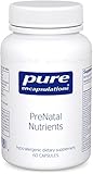 Pure Encapsulations - PreNatal Nutrients - Hypoallergenic Nutritional Support for Pregnancy and Lactation* - 60 Capsules