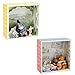 Hallmark (2 Piece Winnie The Pooh Disney Figurines Sets Collectibles Piglet and Eeyore Shadow Box Figures