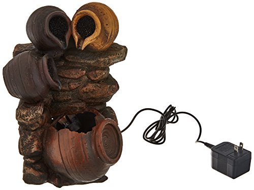 Major-Q Decoration 10.5" H Feng Shui Rock Like Waterfall Fountain with LED Light (97124)