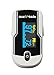 Acc U Rate Premium Fingertip Pulse Oximeter Blood Oxygen Saturation Monitor with black silicon cover, lanyard, pouch and batteries...
