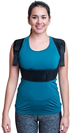 PREMIUM Back Brace Support Corrector by ABBINY Health, Shoulder Support for Men and Women Providing Relief Neck and Back pain, Improves the Posture 100% Comfortable and Breathable. Kyphosis corrector