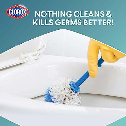 Clorox Toilet Bowl Cleaner, Clinging Bleach Gel, Ocean Mist 24 Ounces