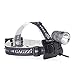 LED Bike Light Set, Bright 1200 Lumen Rechargeable Bike Front Light Helmet Headlight with Battery Pack Included (Grey)