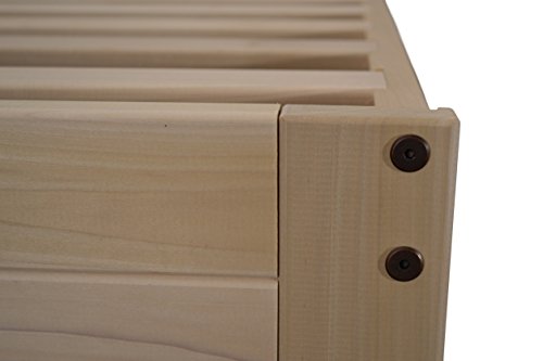 KD Frames Lexington Platform Bed, Full, Unfinished