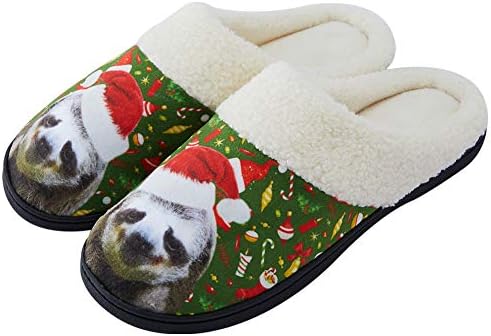 mens santa slippers