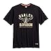 HARLEY-DAVIDSON Men's #1 Genuine Classics Graphic Tee, Black