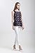 Vero Viva Women's Printed Sleeveless Loose Fit Blouse Tank Top Summer