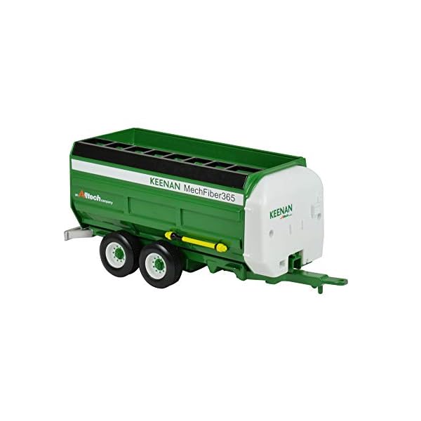 Keenan Futtermischwagen 365, Britains originalgetreuer Modell Spielzeug Mischwagen mit drehbarer Mischwalze im Maßstab 1…