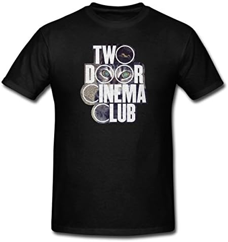 Two Door Cinema Club Tourist History Logo Black Men T-Shirt (3X-Large)
