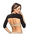 Leonisa womens Invisible Slimming Arm Shaper shapewear bodysuits, Black, Large-X-Large US