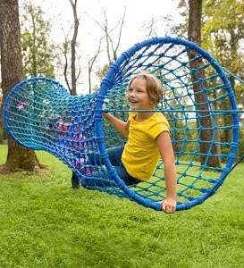 hearthsong rope bridge play tunnel