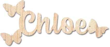 wood baby name wall hanging