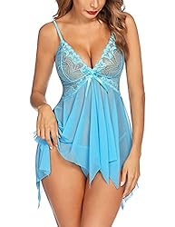 Avidlove Lingerie for Women Lace Babydoll Sleepwear