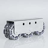 Rotacaster 125mm Quad (85A) Polyurethane Roller/- Multimount, 3 x R4-125