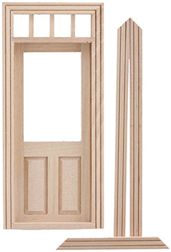 Dollhouse Miniature Six Panel Victorian Single Door