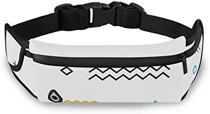 ウエストポーチ 線柄 波柄 丸形 幾何 キュート 背景 メンズ レディース 人気 おしゃれ スポーツポーチ ランキング 安い かわいい 運動 流行り 付与 ジョギング ランニングポーチ 収納