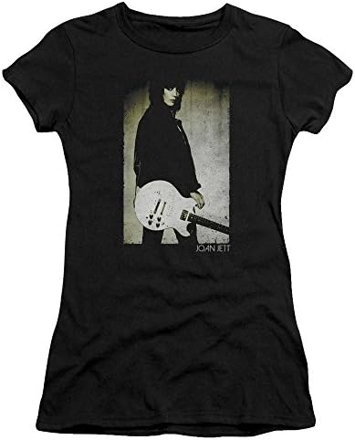 Joan Jett - Turn - Crop Sleeve Fitted Juniors T-Shirt - Large