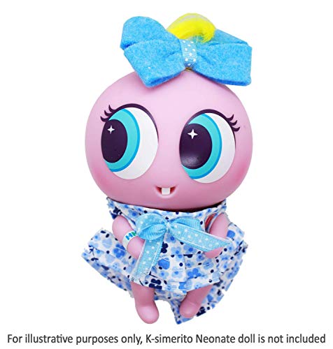Distroller Ksimerito Blue Dress w/ Blue Ribbon - Nerlie Neonate Baby Doll Accesories