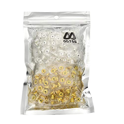 6 Bullet+Clutch+Earring+Safety+Silver