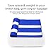 NewLyfe Microfiber Beach Towel for Travel - Quick Dry for Camping, Gym, Pool, Swimmers - Compact, Lightweight and Sand-Free with Easy Pack Carry Bag XL Blue