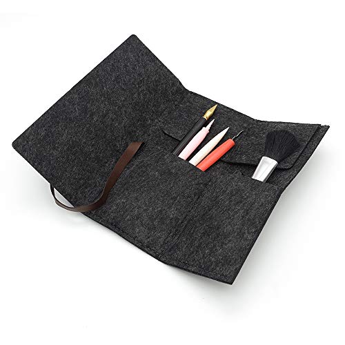 Pobec Scratch Art Tools, 8 PCS Painting Drawing Arts Tools Set, Stylus,Tools Bag, Small Scraper, Clean Brush, Repair Pen