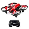 UDI U46 Mini Drone for Kids 2.4Ghz RC Drones with Auto Hovering Headless Mode Nano Quadcopter, Red