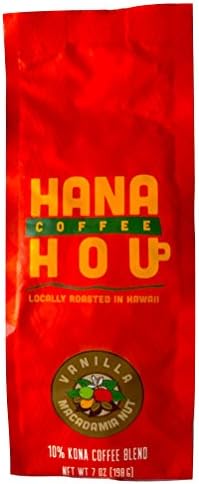 Hana Hou Hawaii Kona Blend Coffee (Vanilla Macadamia Nut)