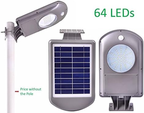 Solar Motion Sensor Lights Super Bright 64 LED Outdoor Solar Security Lights Waterproof for Garden Patio Garage Porch Backyard Pathway Driveway Walkway Barn Sidewalk Shed Fence Front Door Greenhouse