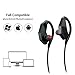 Bluetooth Headphones IPX8 Waterproof,SHINXIN Noise Cancelling HiFi Stereo Earbuds, in Ear Sports Headset with 8G Memory Built-in Mic and MP3 Function for Swimming