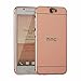 HTC One A9 Anti-Shocked Mirror Affected Case, iKNOWTECH Luxury Mirror Back Cover with Metal Aluminum Cases For HTC One A9 (Rosy Gold)