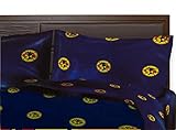 Club America Soccer Team Luxury Queen Sheet 4 piece set Blue Featuring Team Logo