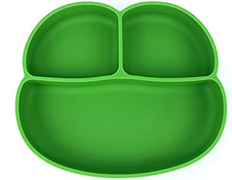 Pal N Zen Silicone Placemat with suction for toddlers, frog travel plates for kids, non slip silicone placemat for baby