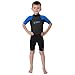 Hyperflex Access Child's Backzip Shorty Wetsuit - Warm, Comfortable Kid's Springsuit with 4-Way Stretch Neoprene and SPF Protection - Adjustable Collar and Flat Lock Construction