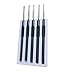 FUAN 5pcs Car Cable Wire Terminal Socket Plug Pin Removal Maintain Dismount Tool Kit Auto Terminals Removal Tool Set