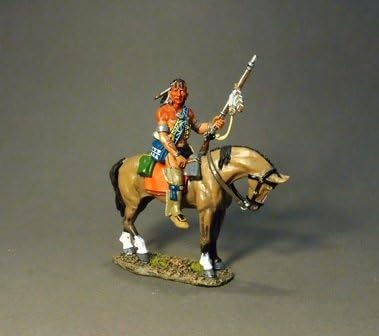 John Jenkins Designs The Raid On St. Francis 1759 Woodland Indians, Mounted Woodland Indian (A) RSF-25A