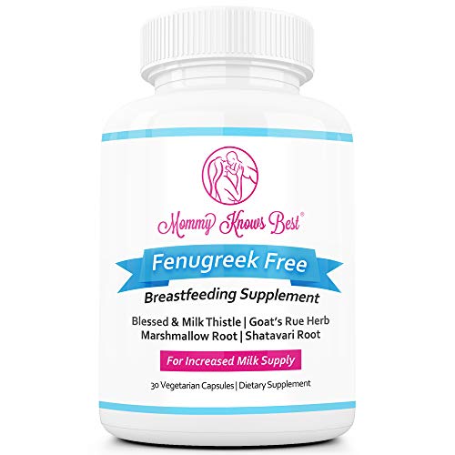 Lactation Supplement for Breastfeeding Support: Fenugreek Free with Goat's Rue, Blessed Thistle, Milk Thistle, Marshmallow and Shatavari Root: Breast Feeding Supplements for Breastmilk Supply Increase Lactation Supplement for Breastfeeding Support: Fenugreek Free with Goat's Rue, Blessed Thistle, Milk Thistle, Marshmallow and Shatavari Root: Breast Feeding Supplements for Breastmilk Supply Increase