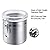 4-Piece Stainless Steel Airtight Canister Set, ENLOY Food Storage Container for Kitchen Counter, Tea, Sugar, Coffee…