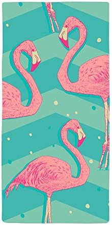 Charming Flamingo Pattern Polyester Beach Towel 24" x 48"
