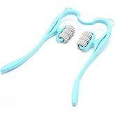 LuxFit Manual Neck Massager Tool Roller for Pain Reilef, Shoulder and Cervical Neck Massager Shiatsu Deep Tissue Trigger Point Manual Self Muscle Cervical Spine Massage