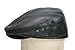 Genuine Leather Ivy Flat Cap, Made In the USA (Large/X-Large, Brown)