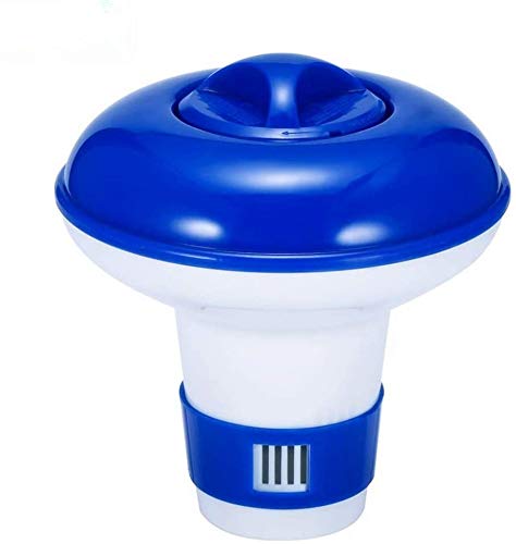 GNNMOY Floating Chlorine Dispenser for Pools, Swimming Pool Chlorine Dispenser,Floating Chlorinator for Outdoor Swimming Pools, 5 Inch