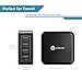 USB Wall Charger, iClever 40W 8A 4-Port Charging Station with Foldable Plug, USB Power Adapter for iPhone 11 Pro Xs/XS Max/XR/X/8/7,iPad Pro/Air 2/Mini 4/3, Galaxy/Note/Edge, LG, Nexus, HTC, and More