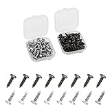 SAVITA 100 Pcs Guitar Pickguard Screws, Bass