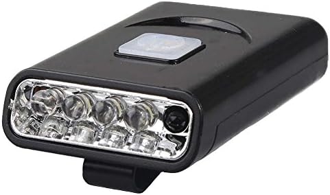 Wellvoo cap light rechargeable 3-LED Infrared Human Body Induction Headlamp with Clip