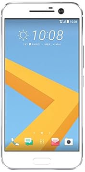 HTC 10 Smartphone (13,2 cm (5,2 Zoll) Super LCD 5 Display, 1440 x 2560 Pixel, 12 Ultrapixel, 32 GB, Android) glacier silber