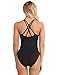 TiaoBug Women's Spaghetti Straps Ballet Dance Camisole Criss Cross Leotard Gymnastic Bodysuit Tops Black Large